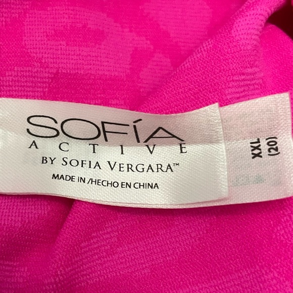 Neon pink women’s spandex shorts size 20 hot pink 80s party workout shorts - Picture 9 of 9